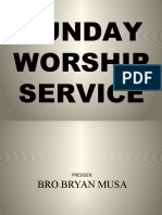 Sunday Worship Service June27