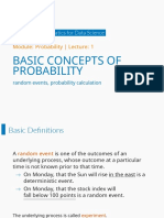 Basic Concepts of Probability: AID-521 Mathematics For Data Science