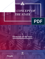 THE CONCEPT OF THE STATE