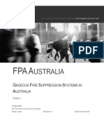 Gaseous Fire Suppression Systems Australia Stage 1
