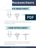 5 Basic Macrame Knots PDF