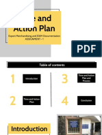 Time and Action Plan: Export Merchandising and EXIM Documentation Assignment - 1