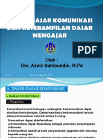 DASAR-DASAR KOMUNIKASI-Pedadogi Kejuruan