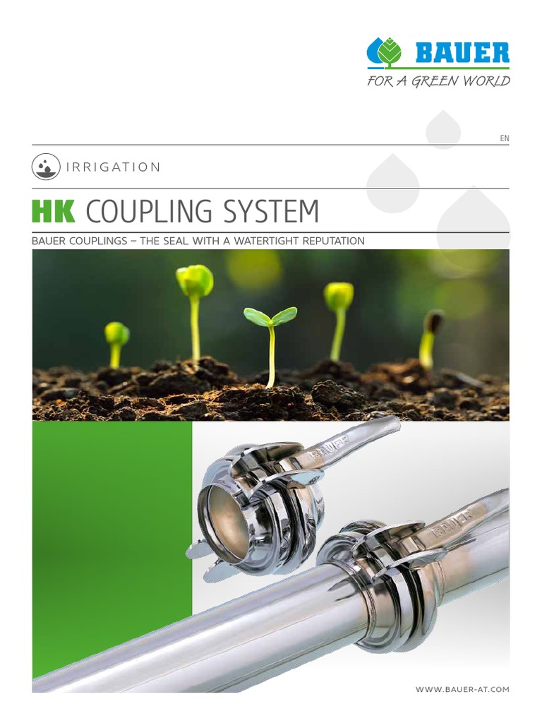 BAUER HK Coupling System Overview | PDF | Pipe (Fluid Conveyance ...
