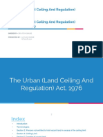 Urban Land Ceiling Act Guide