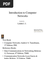 Introduction To Computer Networks: Lohith J. J