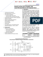 ADS1018 Ultrasmall, Low-Power, SPI™-Compatible, 12-Bit, Analog-to-Digital Converter With Internal Reference and Temperature Sensor