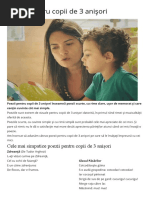 Poezii pentru copii de 3 anișori
