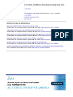 Vibro-Acoustic Response of An Infinite, Rib-Stiffened, Thick-Plate Assembly Using Finite-Element Analysis