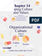 Chapter 14 - Shaping Culture and Value (Kelompok 13)