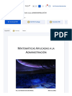 (PDF) Matemáticas Aplicadas A La Administración - Ever Avalos - Academia - Edu