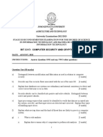 BIT 2317 - COMPUTER SECURITY AND CRYPTOGRAPHY - August 2012