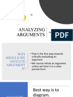 Analyzing Arguments: Ayesha Masood