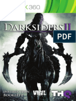 Xbox 360 Darksiders II GAME MANUAL