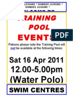 Training Pool: Welcome To