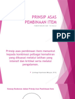 Prinsip Asas Pembinaan Item