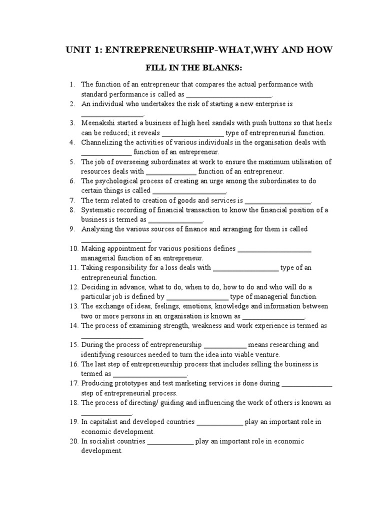 Entrepreneurship Ideas In Action 6e Answer Key