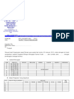 Surat Tugas Mengajar Mts