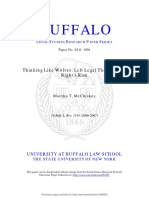 Uffalo: Thinking Like Wolves: Left Legal Theory After Right's Rise