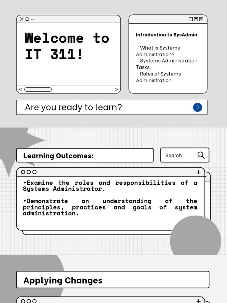 Intro to Systems Administration | PDF