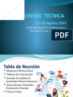 Reunión Tecnica Agosto 17