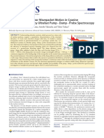 Tracking of The Nuclear Wavepacket Motion in Cyanine Photoisomerization by Ultrafast Pump Dumpprobe Spectros