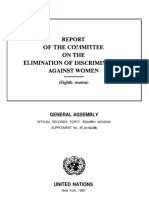 UN CEDAW Committee Report