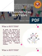 Fundamental Rhythms Physical Education 202a