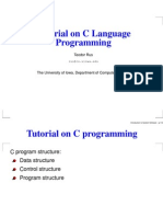 C PROGRAMMING LANGUAGE TUTORIAL