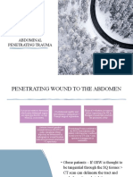 Penetrating Abdominal Trauma Evaluation