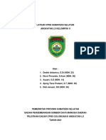 Tugas Kelompok Analisis Kontemporer Angk. LX Kelompok Ii