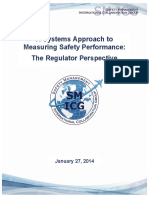 A Systems Approach To Measuring Safety Performance: The Regulator Perspective