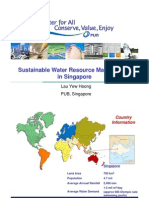 Sustainable Water Resource Management in Singapore