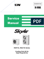 Service Manual: Cooling Only 60 HZ Heat Pump 60 HZ RZR-TA, RZQ-TA Series