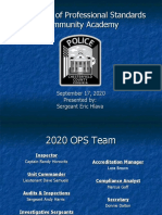 Chesterfield County (VA) Police - 2020 Community Academy OPS Presentation