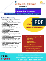 2 Months in Clinical/ Counselling Psychology: Online Internship Program