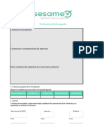 Plantilla Evaluacion Del Desempeno