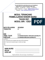 Modul Sejarah PDPR Ting 2 2021