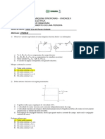 Lista de exercícios de máquinas síncronas