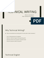 Technical Writing Week 2