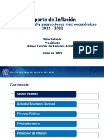 Reporte de Inflacion Junio 2021 Presentacion