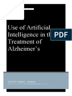 Use of Artificial Intelligence in The Treatment of Alzheimer's