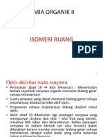 KIMIA ORGANIK II (ISOMER RUANG) (1) - Revisi Pertemuan Pertama