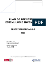 Plan de Bienestar e Incentivos 2021