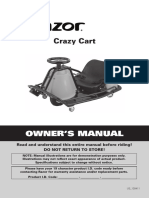 Crazy Cart: Owner'S Manual