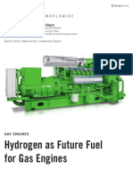 Hydrogen As Future Fuel For Gas Engines: Worldwide