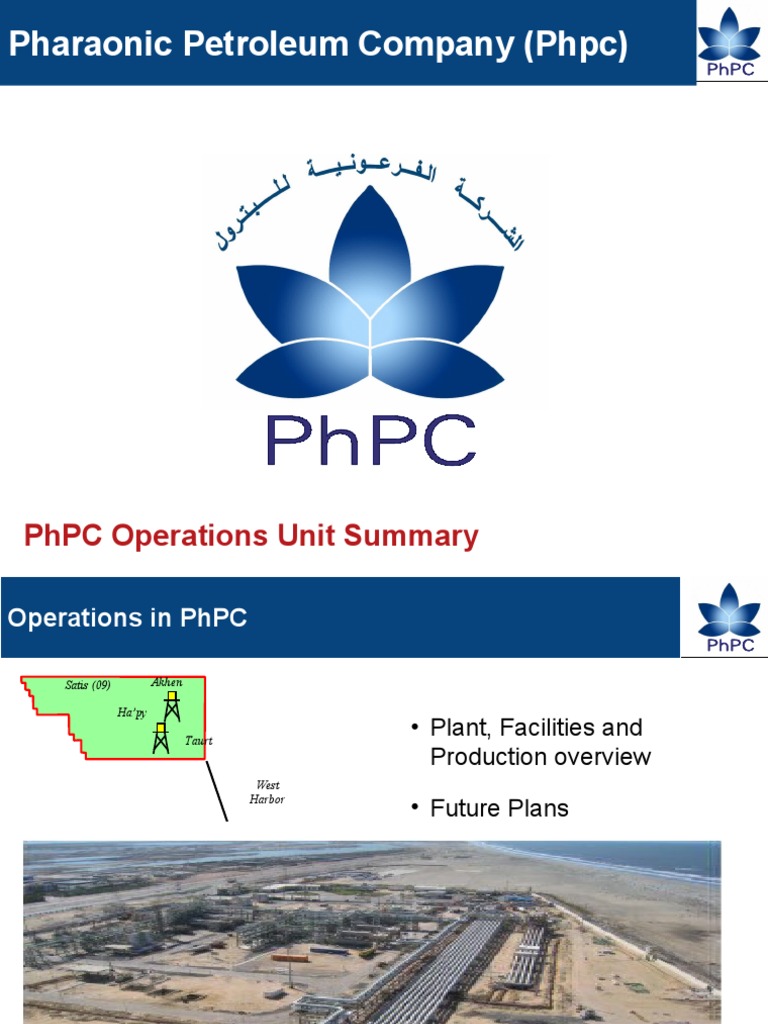 Pharaonic Petroleum Company Overview | PDF | Barrel (Unit) | Water