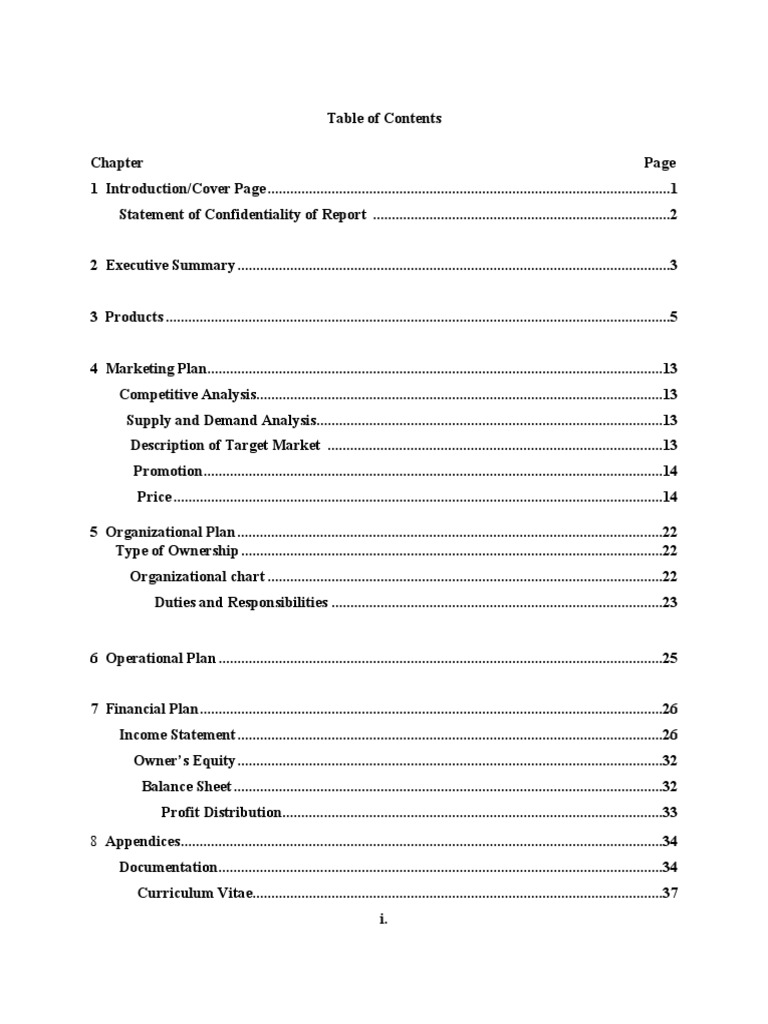 Business Plan PDF Sauce Tomato Sauce