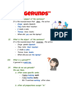 "Gerunds": I. What Is The Subject of The Sentence?