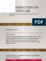 Introduction to Patents Law